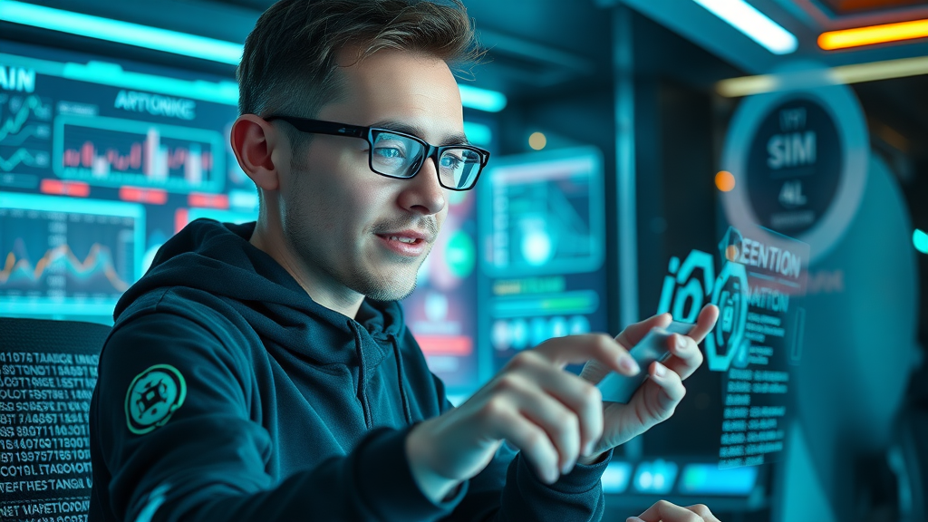 web design set futuristic site builder UI with AI and next-gen features